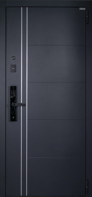 Стальная дверь Vegas с зеркалом биометрический замок Smart lock R06 2050x880 84кг
