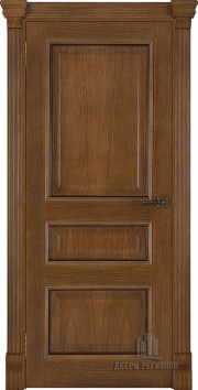 Дверь Гранд 2 (широкий фигурный багет) Дуб Patina Antico