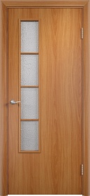 Дверь в комплекте Остекление 05 Миланский орех