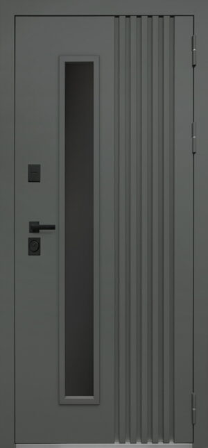 Стальная дверь Барс с окном терморазрыв 3к 2050x880 120кг
